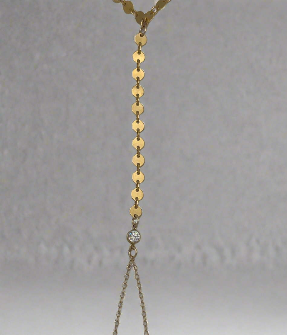 allegra hand chain in 14k gold fill