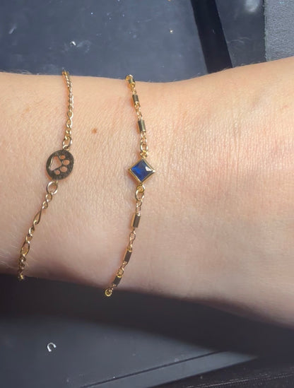 CHARMS BIRTHSTONES PRINCESS CUT 4mm