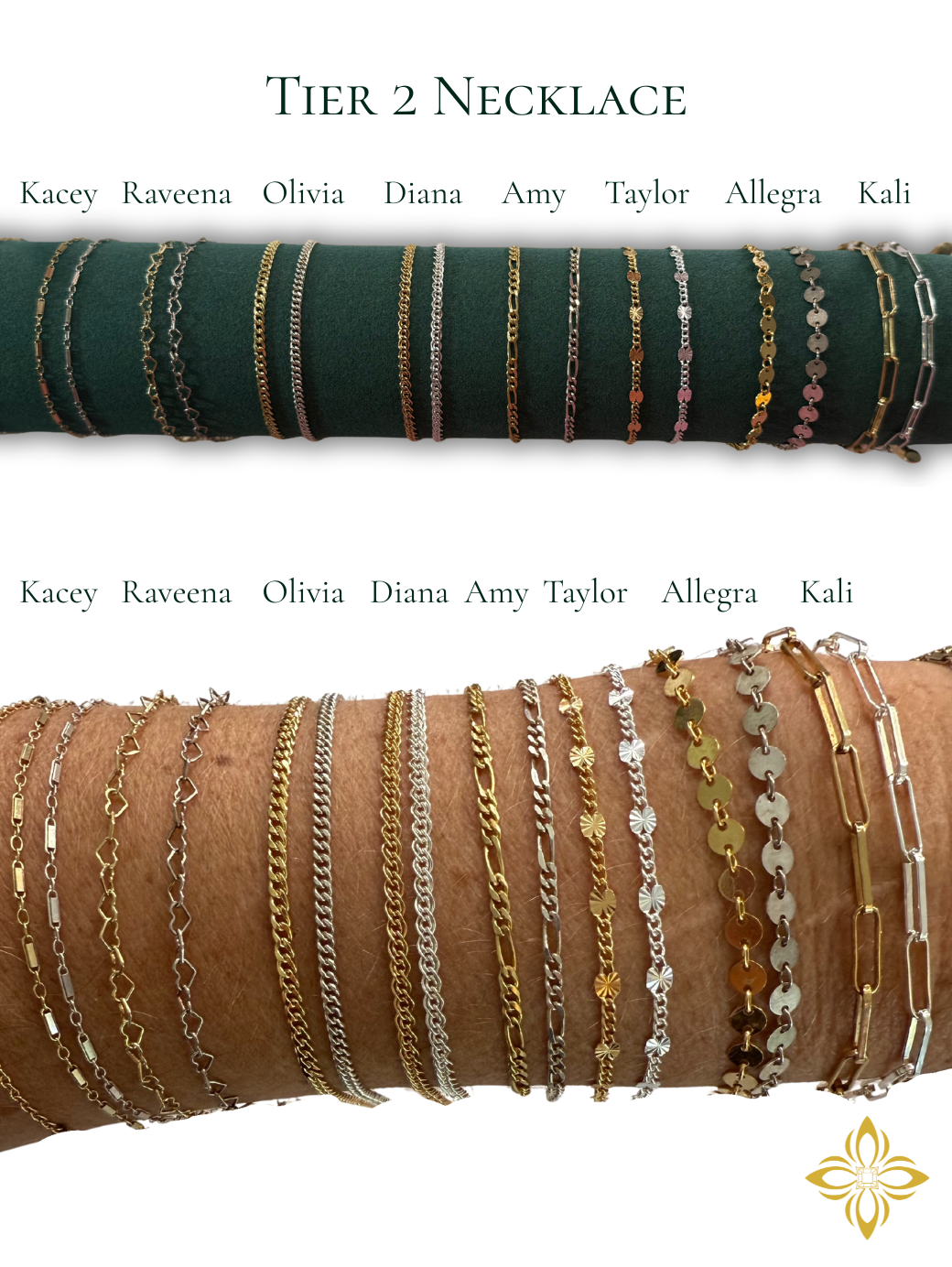 tier 2 necklace- textured radiance