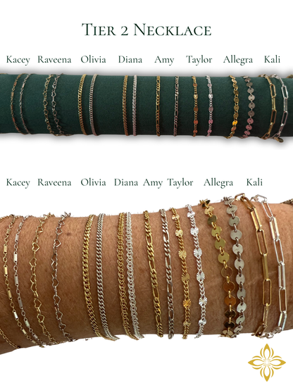 Tier 2 Necklace- Textured Radiance