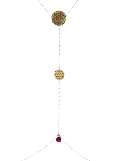 Sacred Flower Lariat Body Chain