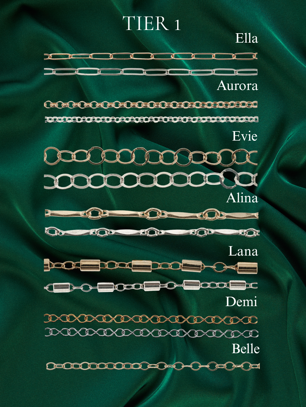 tier 1 necklace: subtle glow