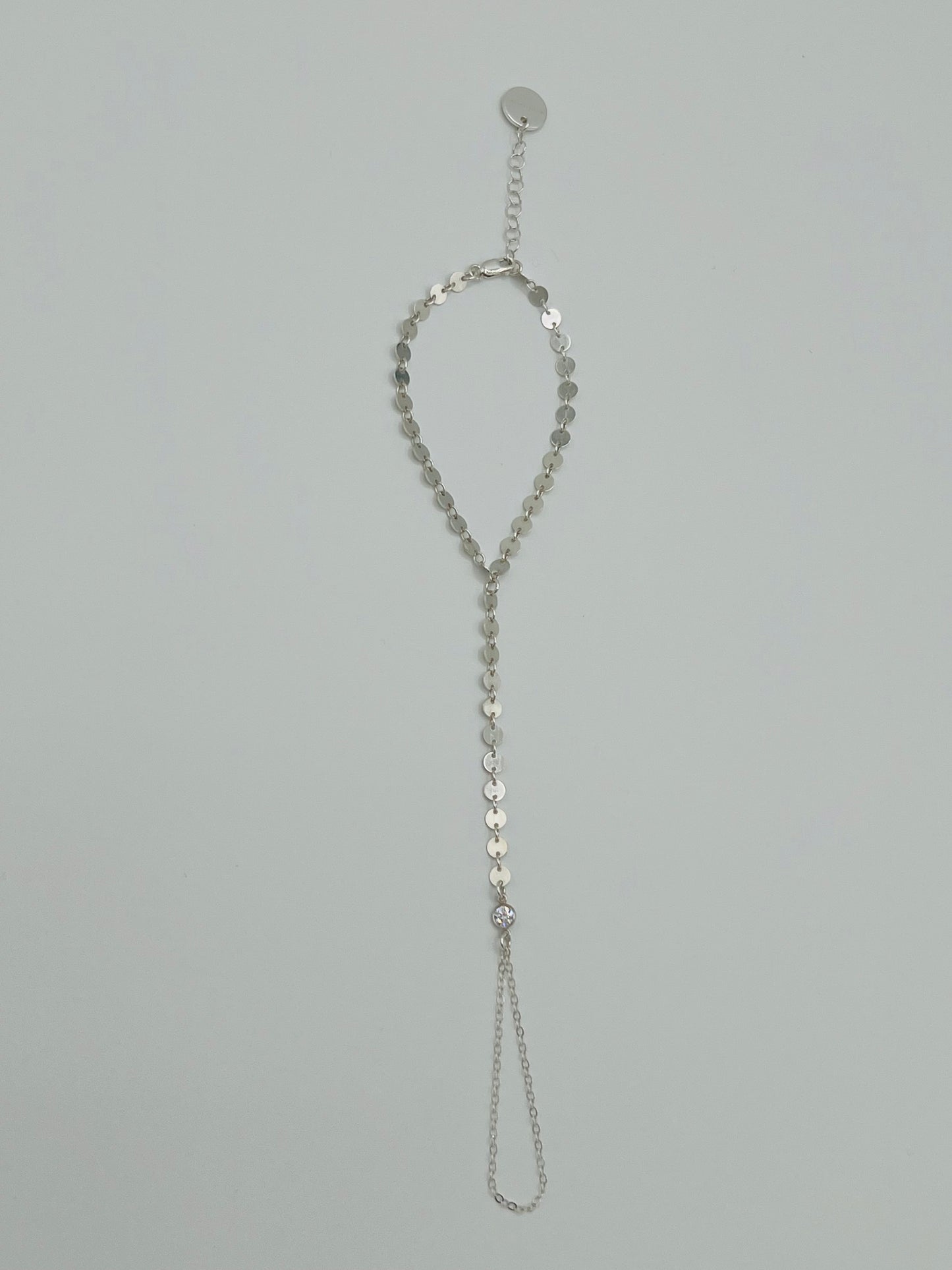 allegra hand chain in sterling silver