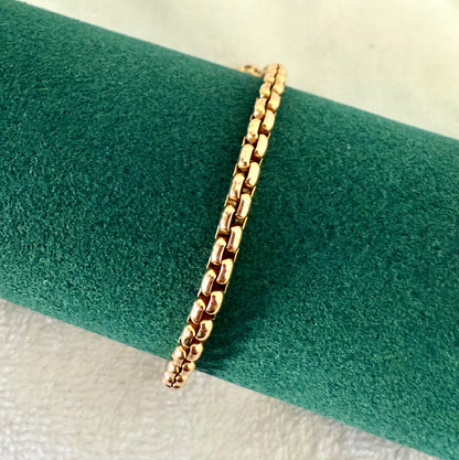 14k Gold Filled Venetian Cross Bracelet