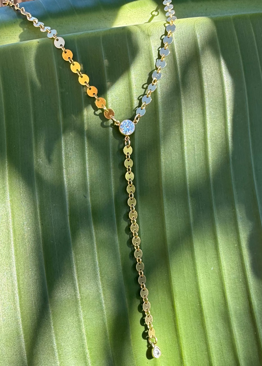 The Allegra Crystal Lariat