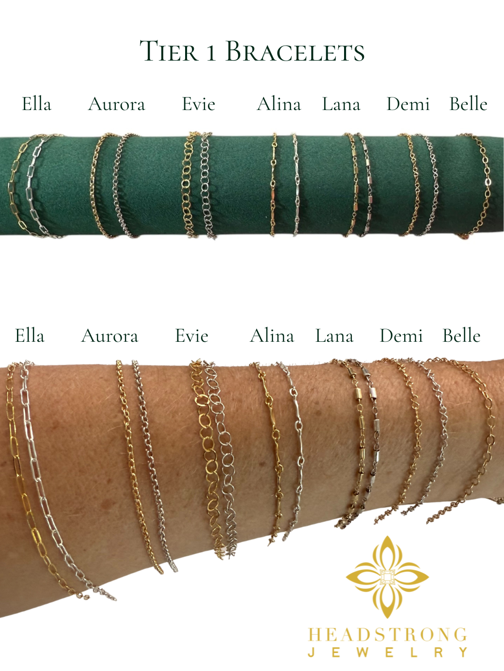 tier 1 hand chain: subtle glow